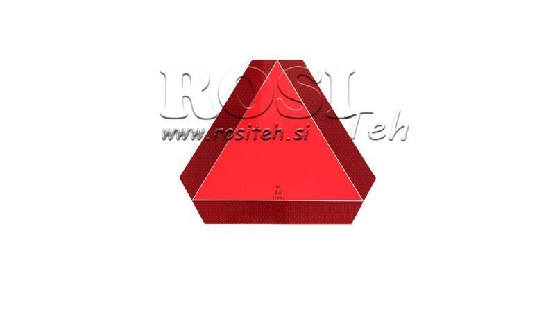 ALU TRIANGEL OSTRZEGAWCZY wymiary 365x365mm
