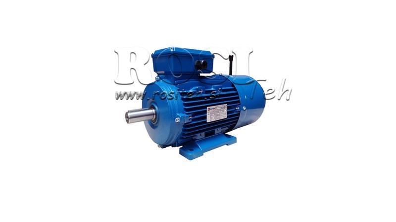 1.1kW-MOTOR ELÉCTRICO CON FRENOS MSH 80 3-4_1390rpm 3Fase patas-B3