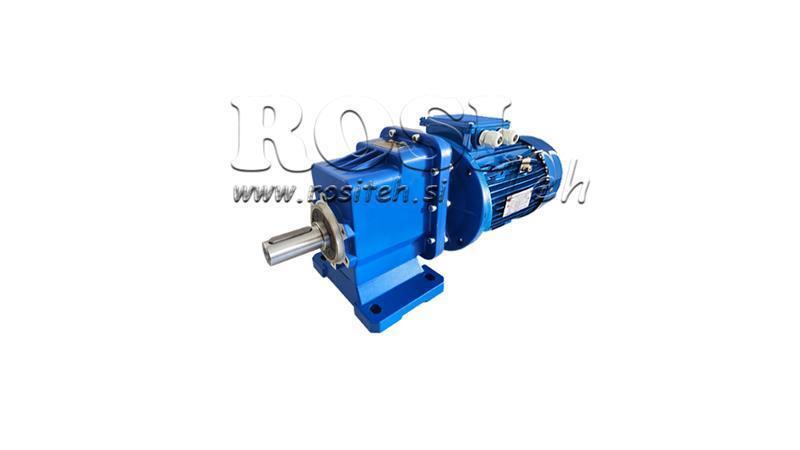3Fase 1.1kW-ELEKTRISK MOTOR MED ERC02 REDUCER MS80 58rpm