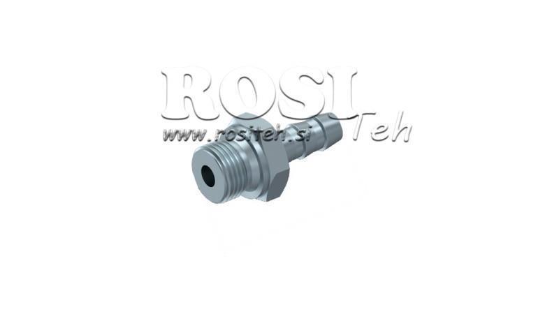 POŁĄCZENIE HYDRAULICZNE MĘSKIE 1 DO WĘŻA GUMOWEGO FI 19-20