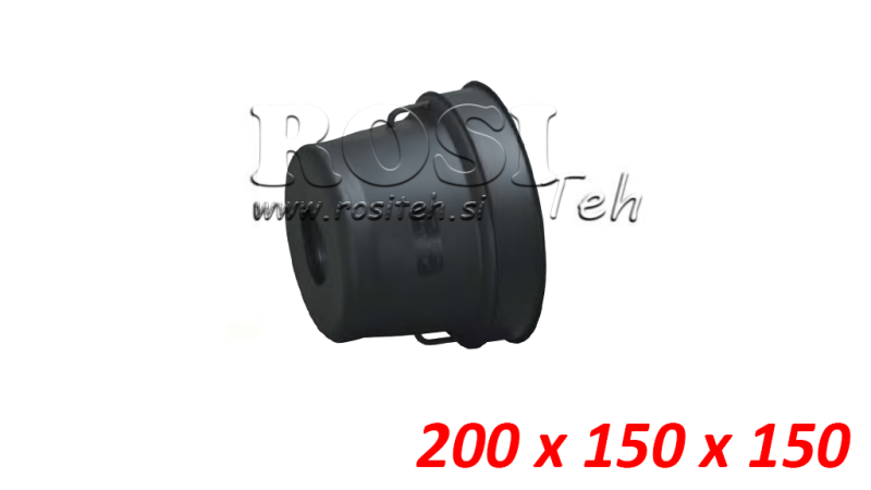 OSŁONA OCHRONNA DLA P.T.O. PVC 200x150x150