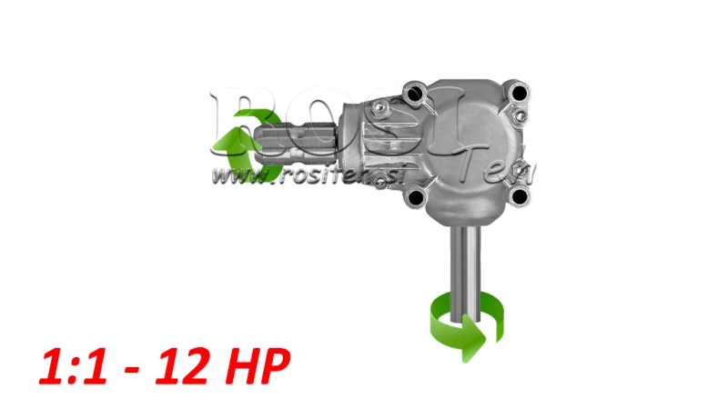 PRZEKŁADNIA KĄTOWA L-150J 1:1 (12HP-9KW)