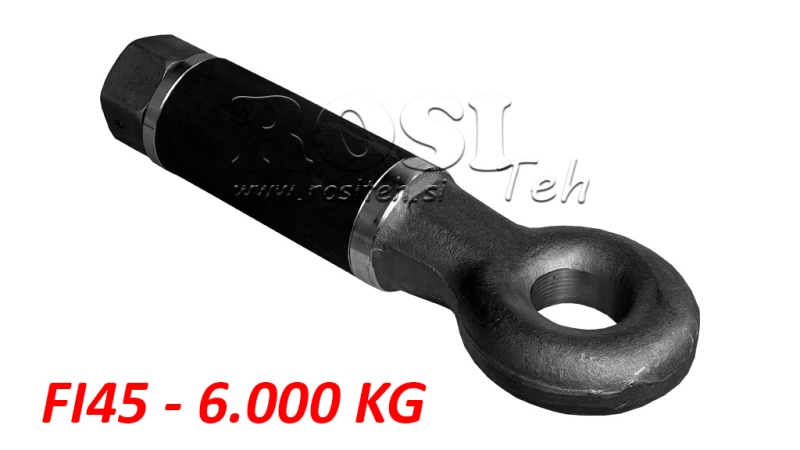 OBROTOWY HAK HOLOWNICZY FI45 6000/1100KG