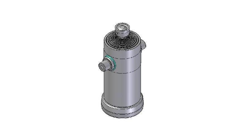 1036S - CYLINDER TELESCOPICZNY STANDARDOWY/KULOWY 10 ETAPÓW RUCHU 4430 ŚREDNICA 270