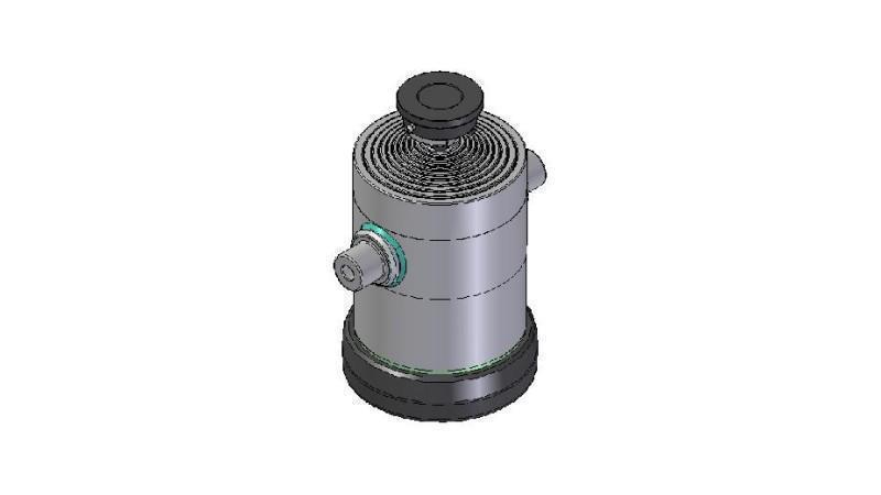 1051S - CYLINDER TELESCOPICZNY STANDARDOWY/KULOWY 10 ETAPÓW RUCHU 2430 ŚREDNICA 300