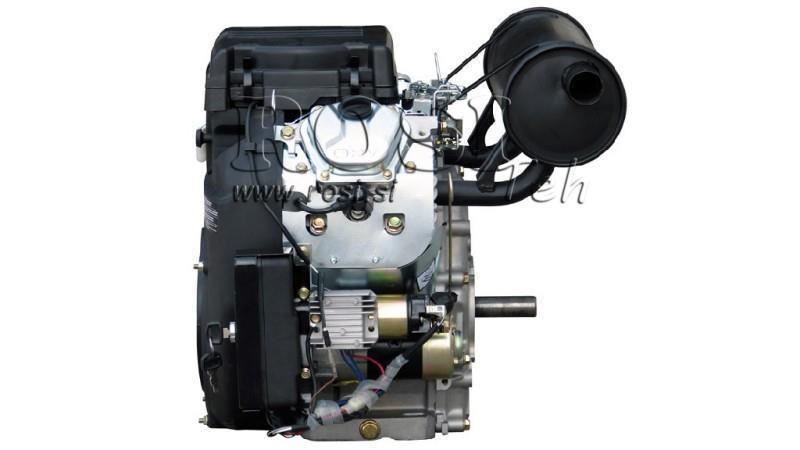 motor de gasolina 614cc-14.9kW-3,600 RPM-E-KW25.4x72-arranque eléctrico