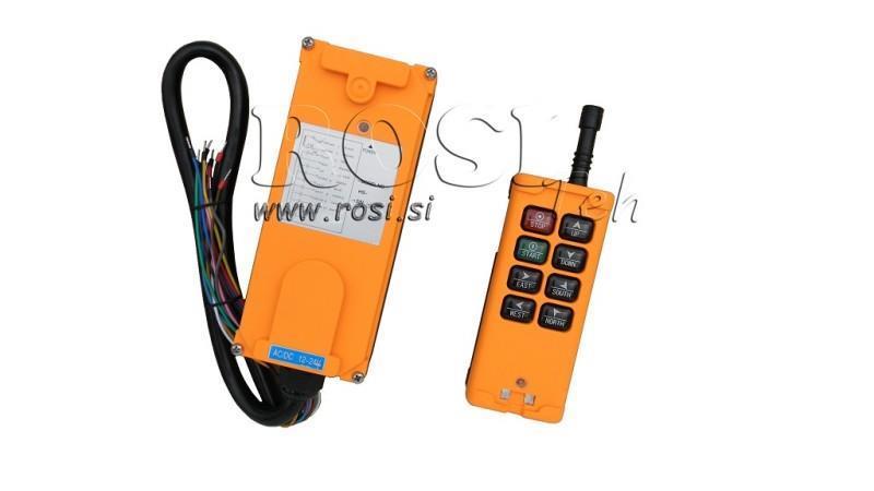 STEROWNIK RADIOWY 6CH - 12/24V