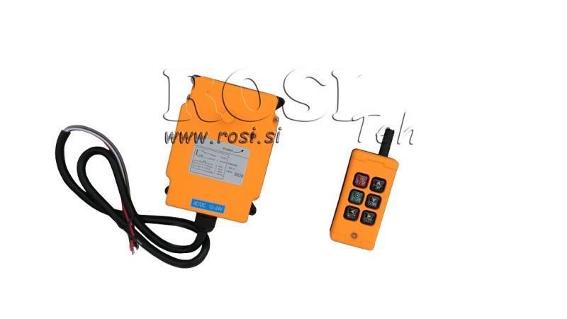 CONTROLADOR DE RADIO 4CH - 12/24V