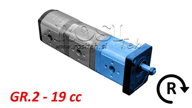 POMPA HYDRAULICZNA 20C19X067 PRZEDNI GR.2 19 CC PRAWA