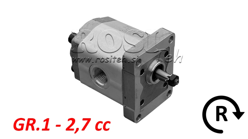POMPA HYDRAULICZNA GR.1 2.7 CC PRAWA - GWINT