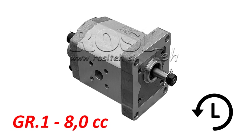 HYDRAULINEN PUMPPU GR.1 8.0 CC VASEN - FLANGE