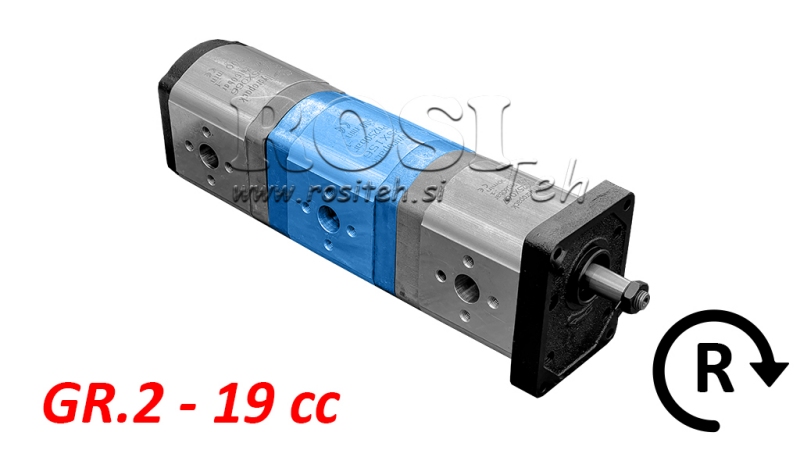 POMPA HYDRAULICZNA 20C19X156 ŚRODEK GR.2 19 CC PRAWA