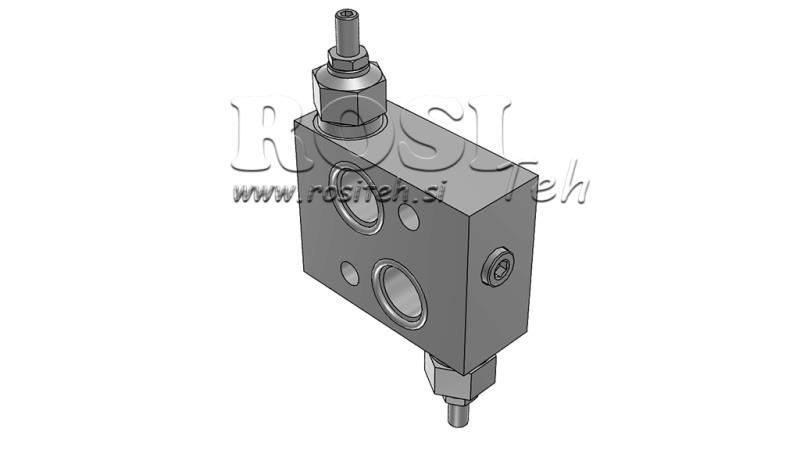 HYDRAULISK TRYCKREGULATOR 30-210 BAR FÖR HYDRAULISK MOTOR MS