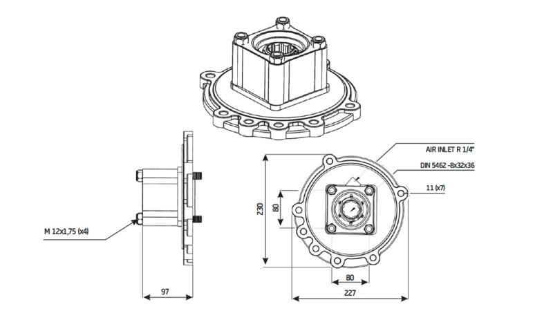 MITAT HYDRAULISELLE PUMPULLE - MERCEDES G4
