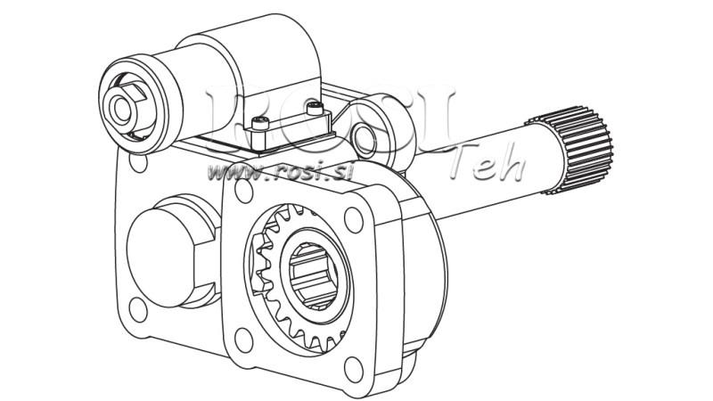 WYJŚCIE DLA POMPY HYDRAULICZNEJ - VOLVO SR-1700-2