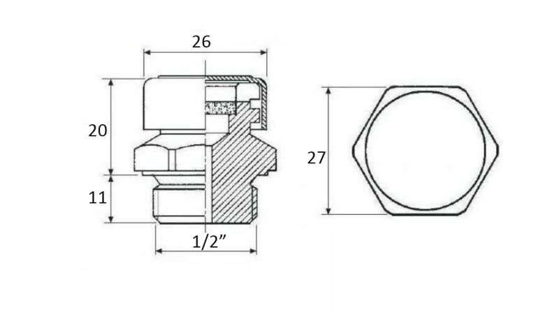 WENTYL HYDRAULICZNY DO PTO 1/2