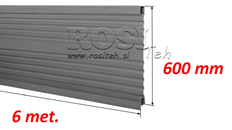 PAGE POUR REMORQUE DE DUMP 6 METRES - HAUTEUR 600 mm