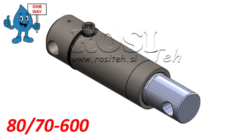 CYLINDER HYDRAULICZNY MONO 80/70-600