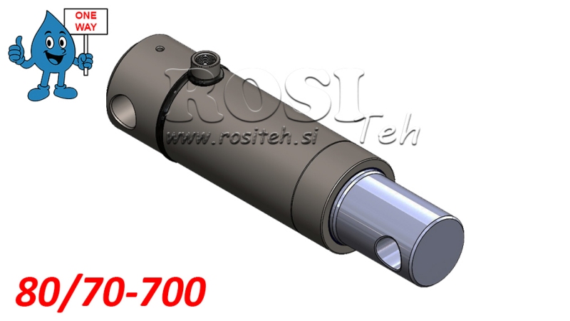 CYLINDER HYDRAULICZNY MONO 80/70-700