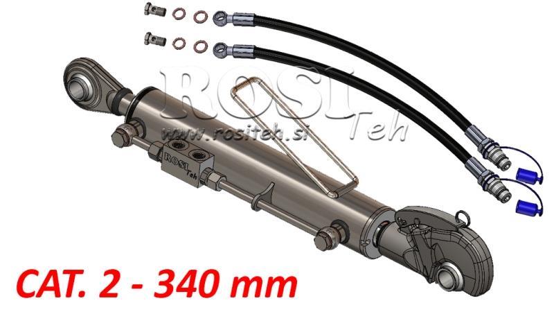HYDRAULICZNA CENTRALNA ŁĄCZNICA - Z HAKIEM - CAT. 2 - 63/35-340 (45-95 HP) (25,4 mm)