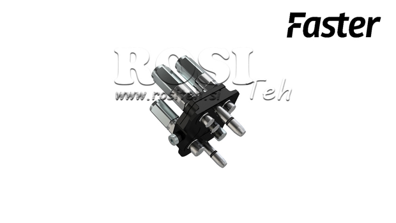 ZŁĄCZE MULTI-FASTER 3-DROŻNE BSP 1/4 CZĘŚĆ RUCHOMA