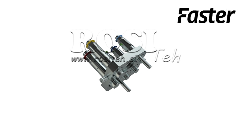 ZŁĄCZE MULTI-FASTER 3PLV 5DROŻNE BSP 3×3/8 2×9/16 CZĘŚĆ RUCHOMA