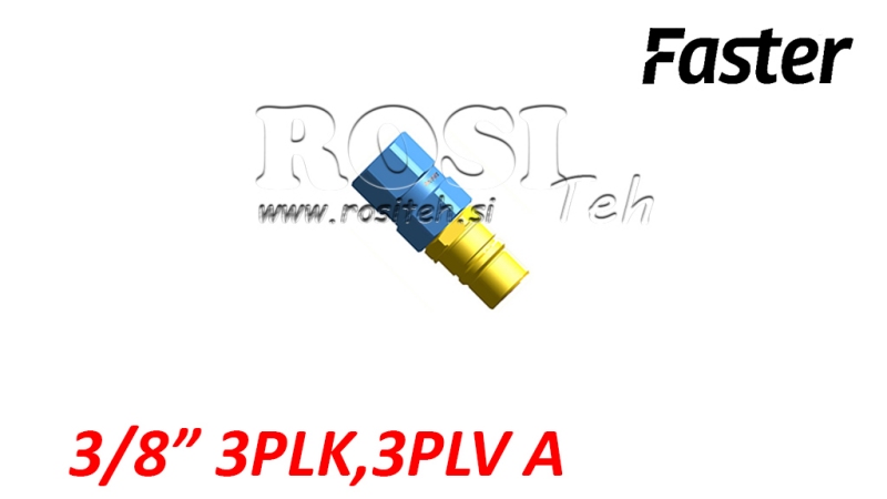 ZŁĄCZE SZYBKIE MĘSKIE DO MULTI-FASTER 3/8 3PLK 3PLV A CZĘŚĆ RUCHOMA