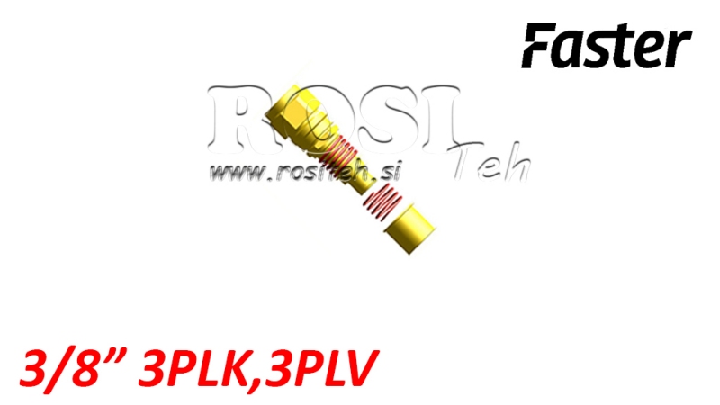 ZŁĄCZE SZYBKIE ŻEŃSKIE DO MULTI-FASTER 3/8 3PLK 3PLV CZĘŚĆ STAŁA
