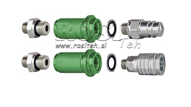 MANIJA DE ACOPLAMIENTO RÁPIDO MARCADO M22-1/2 VERDE