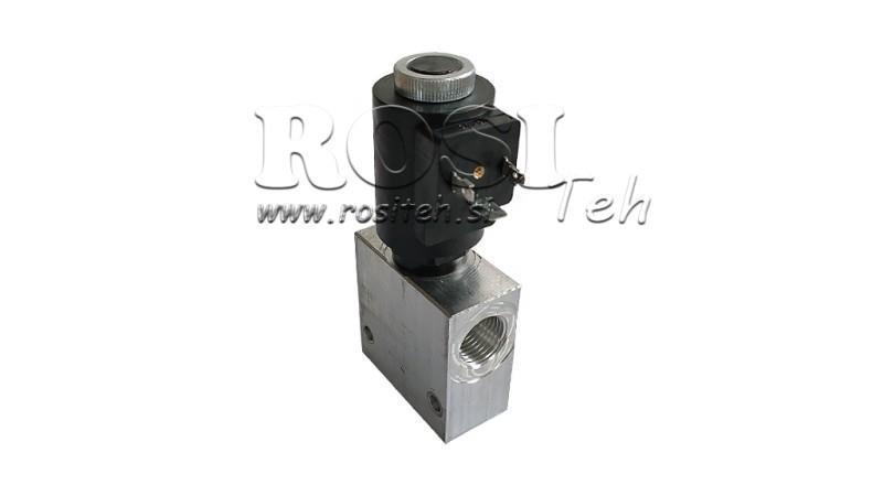 ZAWÓR DWUSTRONNY 1/2 (NO) 12V - 60lit