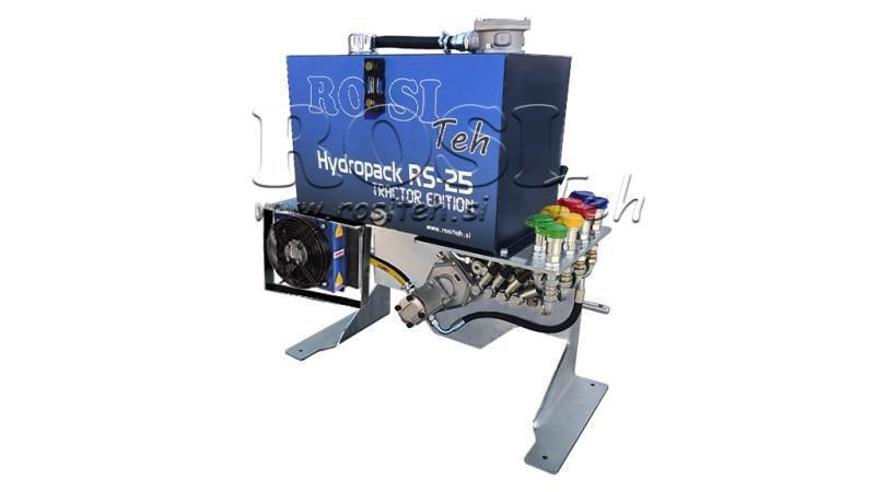 TRAKTORIN HYDRAULINEN KOKOONPANO KAPASITEETTI 70 lit VIRTA 53 lit/min 4XP80 - ÖLJYJÄÄHDYTIN