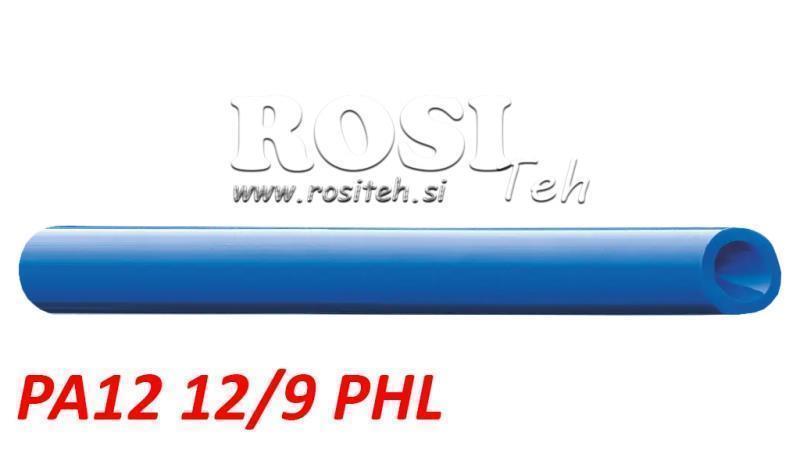 RURA POWIETRZNA PA 12/9 PA12PHL NIEBIESKA POLIAMID DIN74324