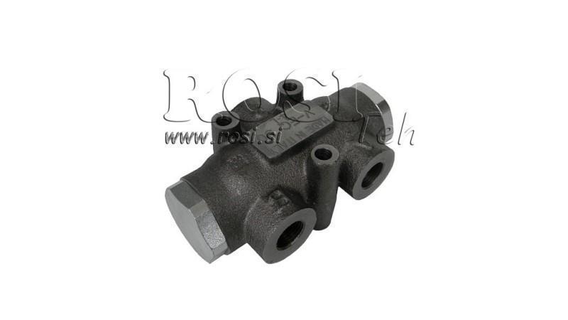 HYDRAULICZNY ZAWÓR ROZDZIELCZY PRZEPŁYWU V01004 20 - 32 lit - 3/8 - 250 bar (max.300 bar) V-EQ22