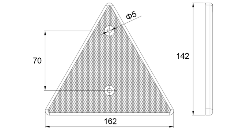 TRIANGULARNY ODBLASK (4SZT)