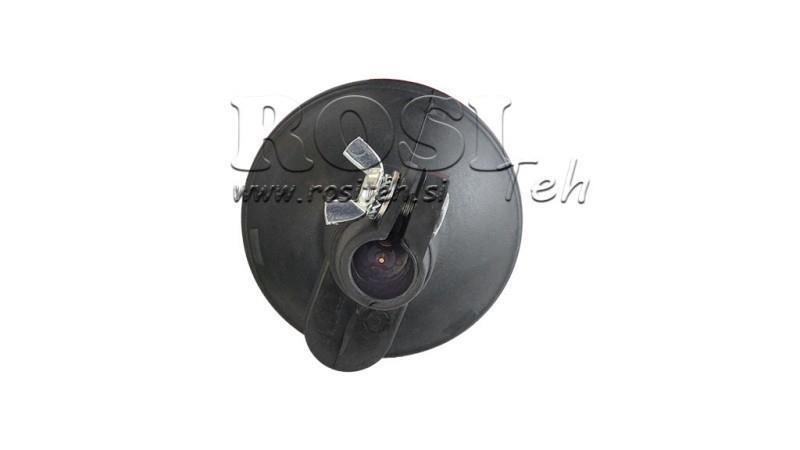 LUZ ROTATIVA 12 V FLEXIBLE CON CÚPULA DE POLICARBONATO