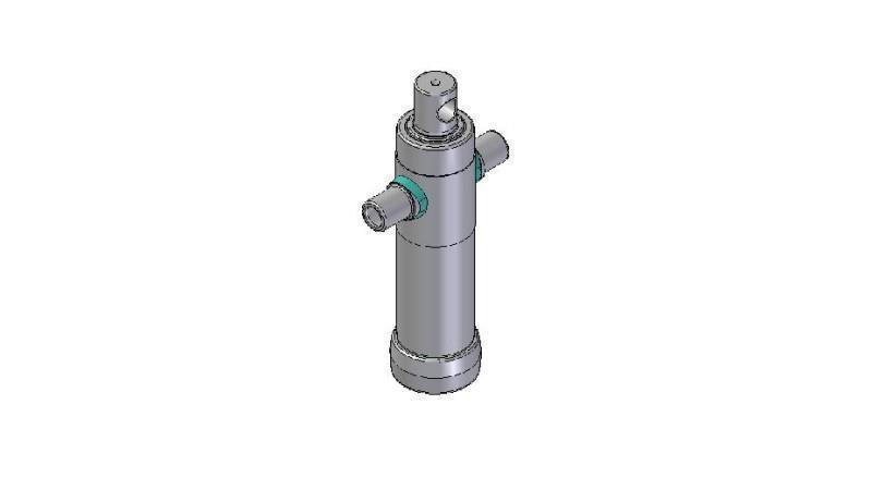 2020F - TELESCOPIC SYLINTERI STANDARD/REIKÄ 2 VAIHEEN ISKU 455 HALKAISIJA 80