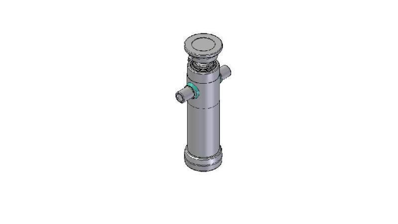 2034S -STANDARDOWY CYLINDER TELESKOPOWY/KULKA 3 ETAPY SKOKU 790 ŚREDNICA 95