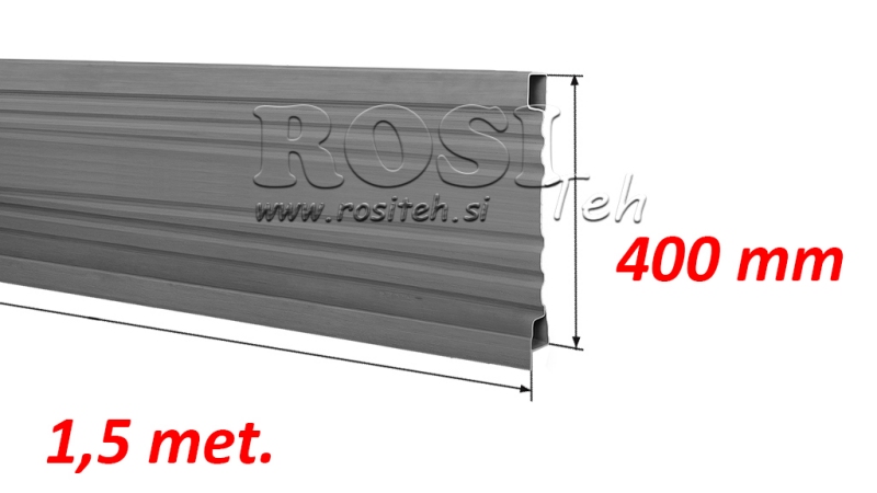 SIDOPANEL FÖR TIPPCAR 1.5 MET. - HÖJD 400 MM