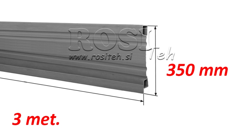 STRONA DLA PRZYCZEPY WYWOZOWEJ 3 MET. - WYSOKOŚĆ 350 mm