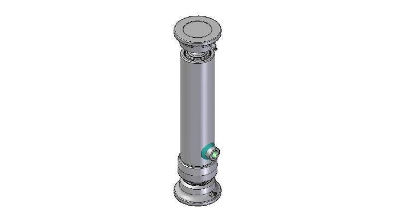 2722S -TELESCOPICZNY CYLINDER KULA – KULA 2 STOPNIE SKOKU 595 FI 80