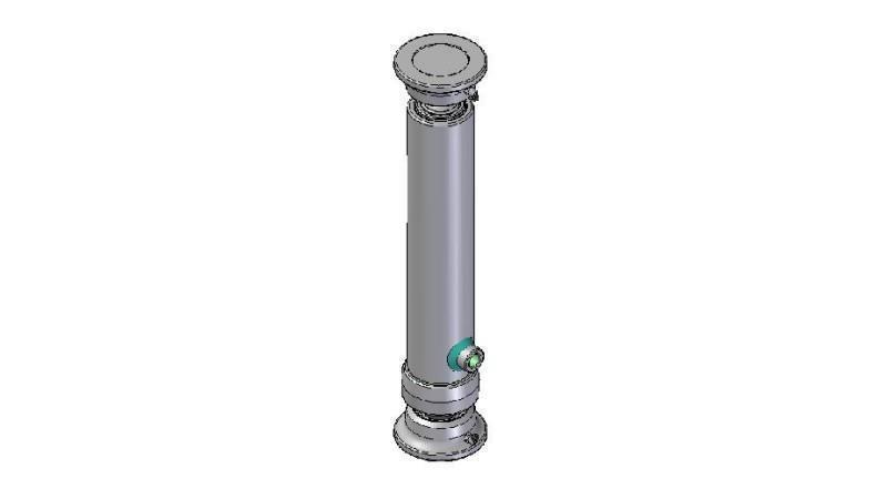2723S -TELESCOPICZNY CYLINDER KULA – KULA 2 STOPNIE SKOKU 695 FI 80