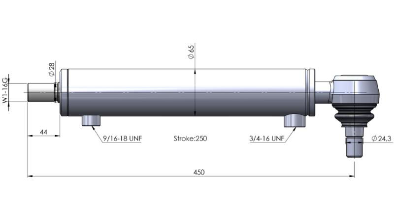 OBUDOWA CYLINDRA KIEROWNICZEGO HYDRAULICZNEGO OEM-231008A1