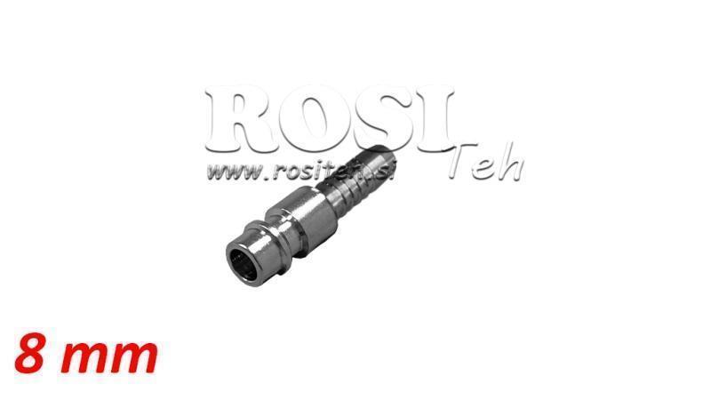 SZYBKA ZŁĄCZKA PNEUMATYCZNA MĘSKA SPRUCE 8mm - DN7.2