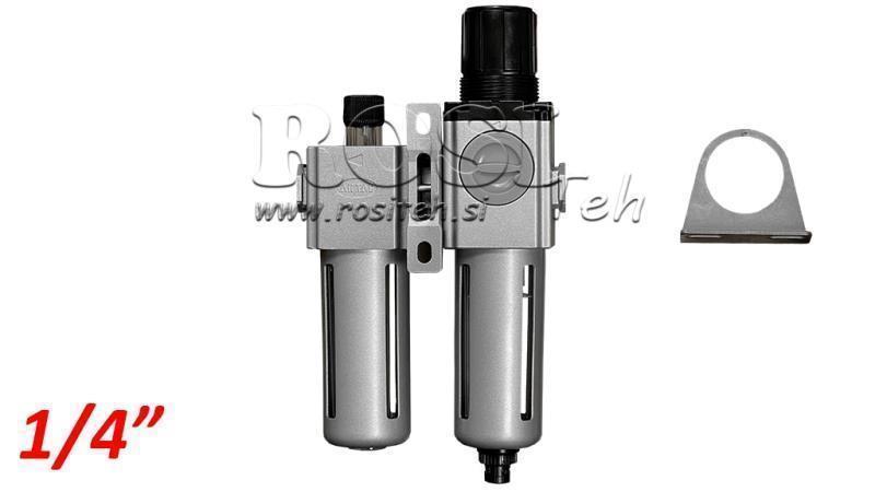 PNEUMATYCZNA JEDNOSTKA PRZYGOTOWAWCZA 200 G1/4 40µ 0-10b