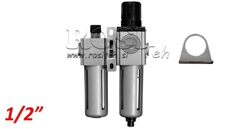 JEDNOSTKA PRZYGOTOWANIA PNEUMATYCZNEGO 300 G1/2 40µ 0-10b