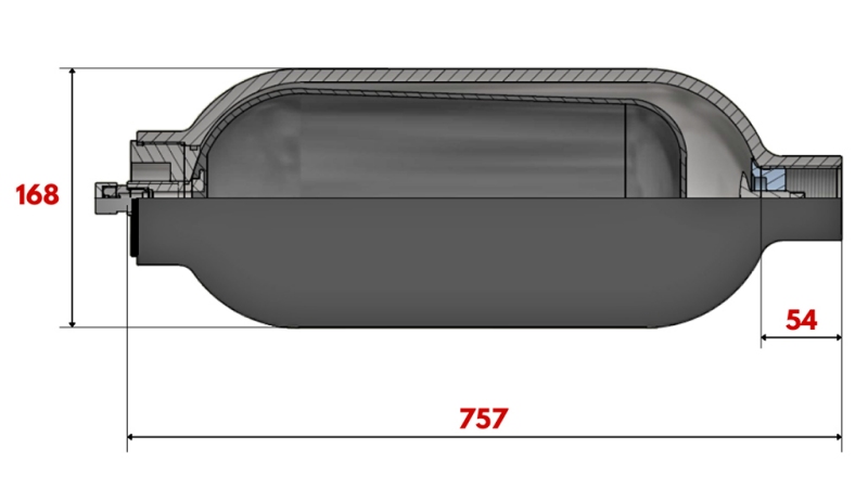 AKUMULATOR HYDRAULICZNY 10 LIT