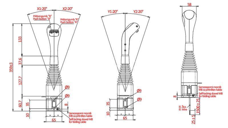 JOYSTICK NIMCO VINSSIPALLON KANSSA - 2x NAPPI