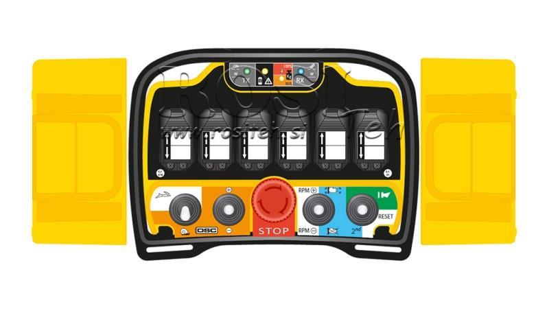 CONTROL REMOTO POR RADIO -PROPORCIONAL- ZEUS2 M6 10020 Plus