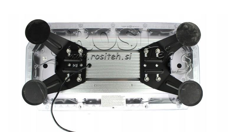 LUZ ROTATIVA ESTROBOSCÓPICA MAGNÉTICA LED 56 LED 156W 12V-24V
