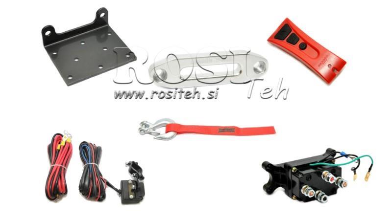 WCIĄGARKA ELEKTRYCZNA 12 V DWH 3500 HD - 1588 kg - LINKA SYNTHETYCZNA